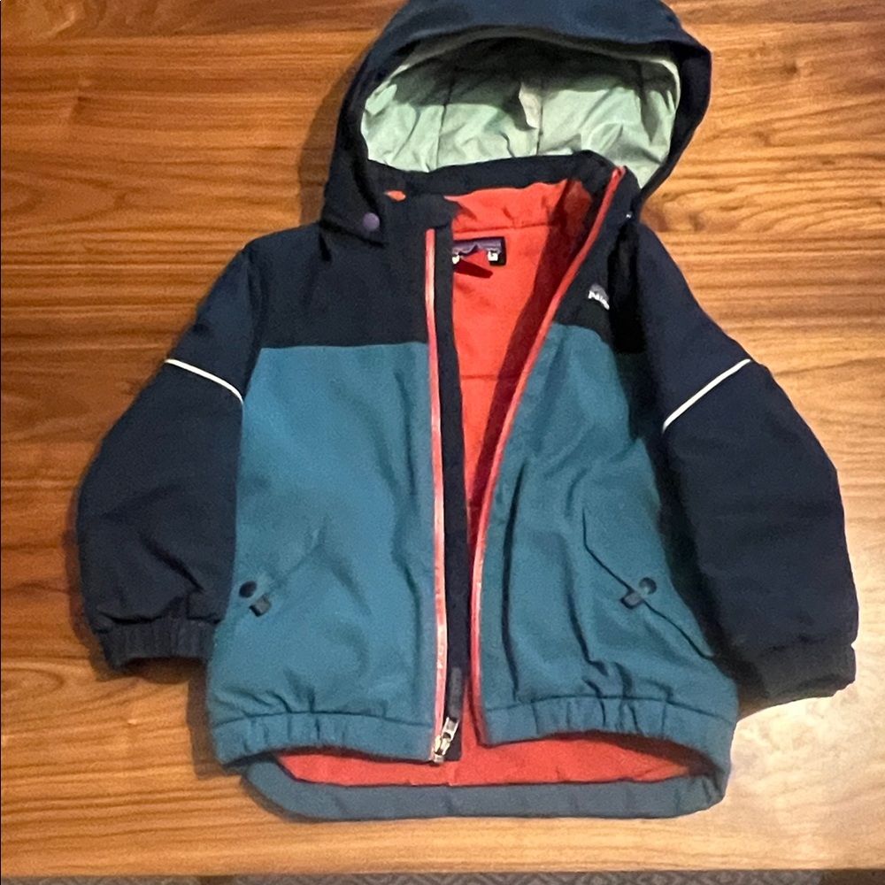 Patagonia kids blue winter coat